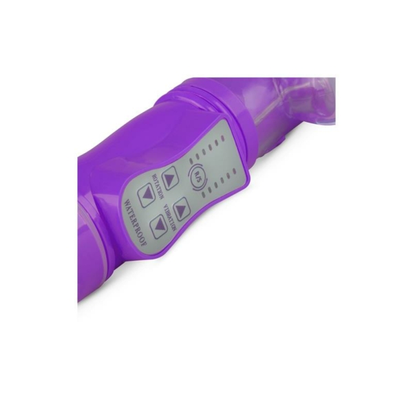 Rabbit Vibrator Thrusting and Rotating Balls  Purple - immagine 4
