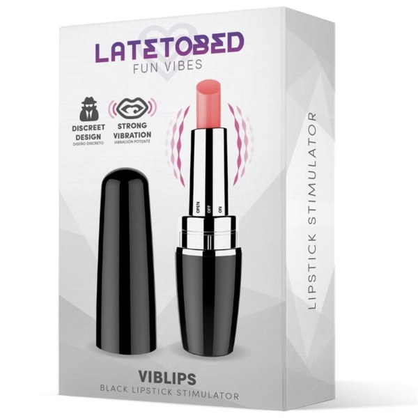 Viblips Lipstick Stimulator Black - immagine 2