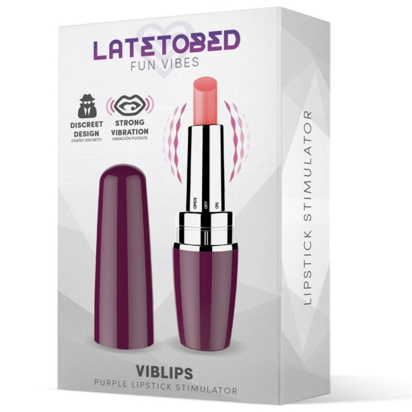 Viblips Lipstick Stimulator Purple - immagine 2