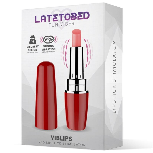 Viblips Lipstick Stimulator Red - immagine 2
