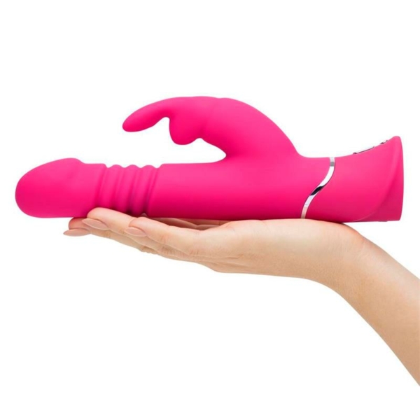 Vibrador Thrusting Realistic USB Pink - immagine 3