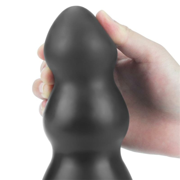 Vibrating Butt Plug King Sized 7.8 Black - immagine 5