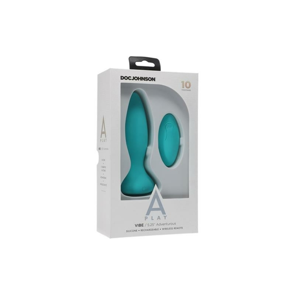 Vibrating Butt Plug Vibe Adventurous Turquoise - immagine 2