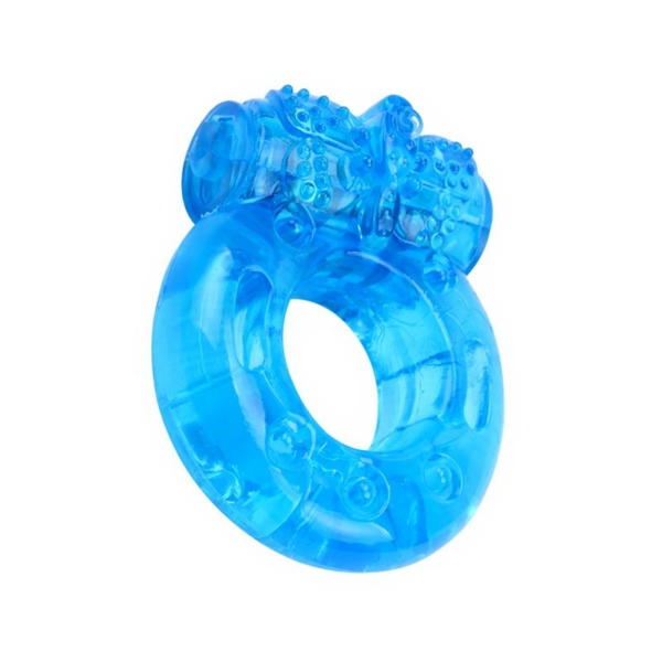 Vibrating Cock Ring 1.8 cm Blue - immagine 7