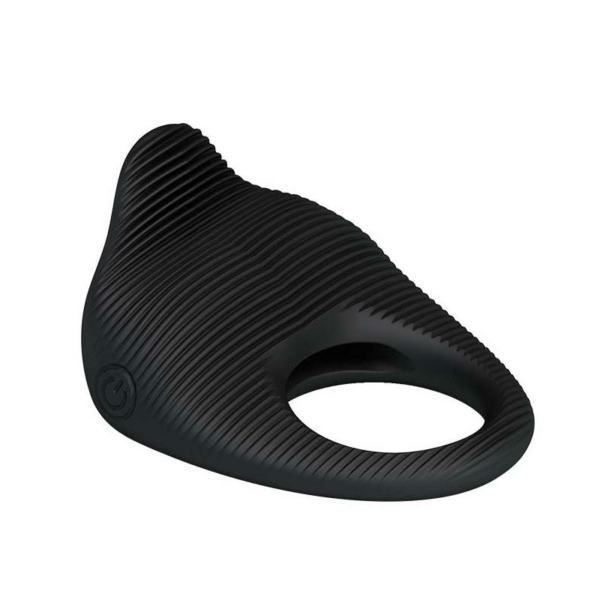 Vibrating Cock Ring Thimble Black - immagine 3