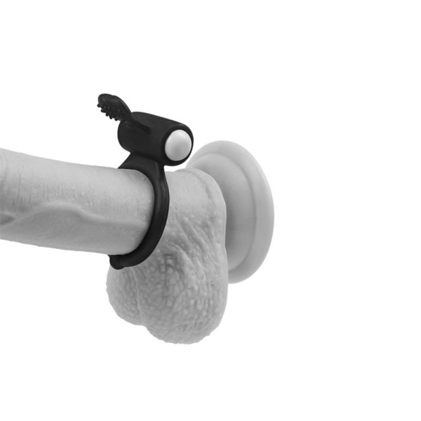 Vibrating Cockring Power Clit Black - immagine 5