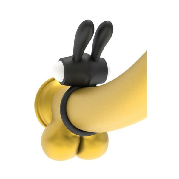Vibrating Cockring Power Clit Black - immagine 4