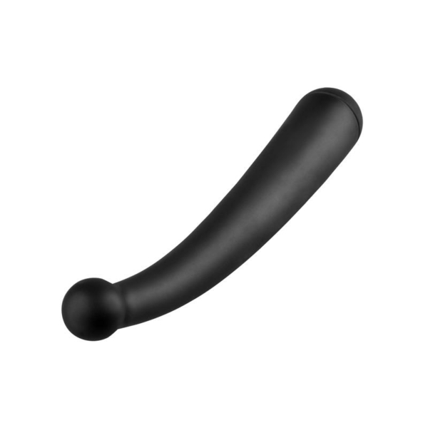Vibrating Curved Anal Plug Colour Black - immagine 2