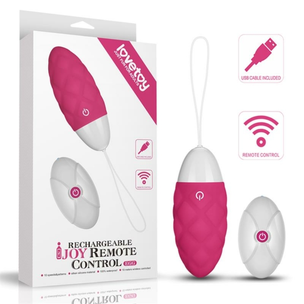Vibrating Egg IJoy Remote Control USB Pink - immagine 8