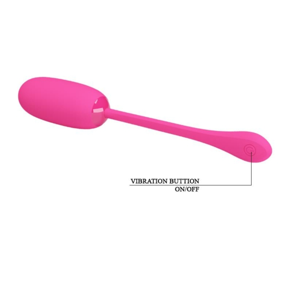 Vibrating Egg Julius USB Silicone Pink - immagine 5