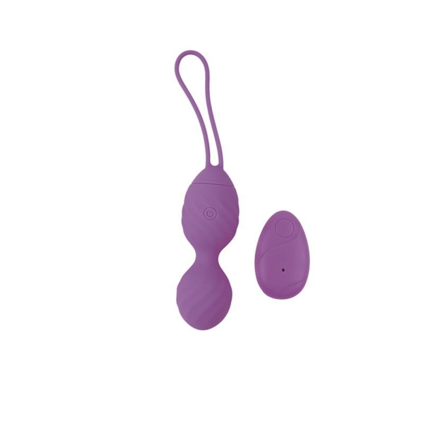 Vibrating Egg Remote Control Ridged USB Silicone 7.4 - immagine 2
