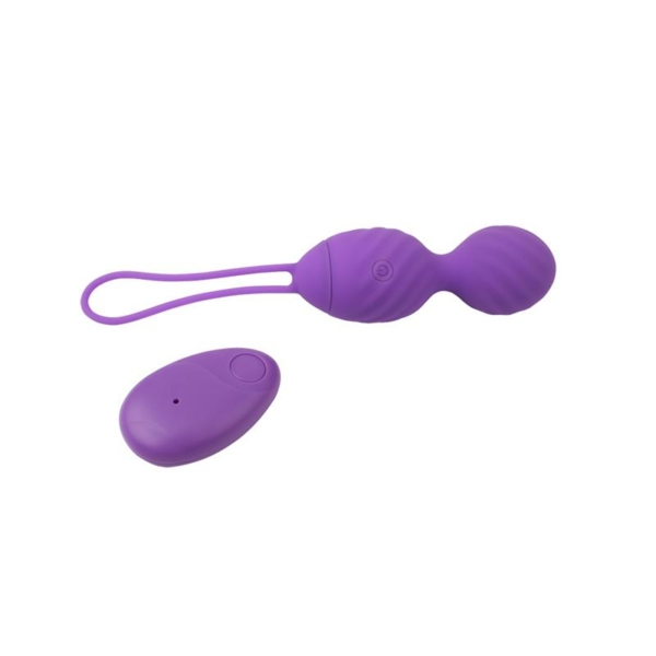 Vibrating Egg Remote Control Ridged USB Silicone 7.4 - immagine 3