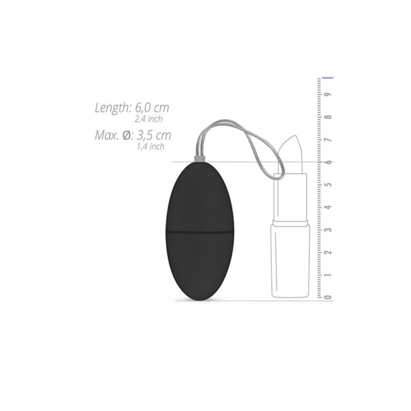 Vibrating Egg with Remote Control Black - immagine 5