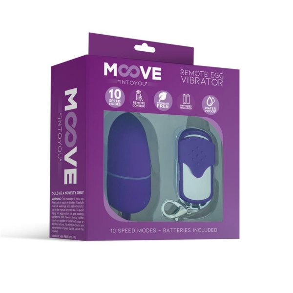 Vibrating Egg with Remote Control Mini Purple - immagine 2