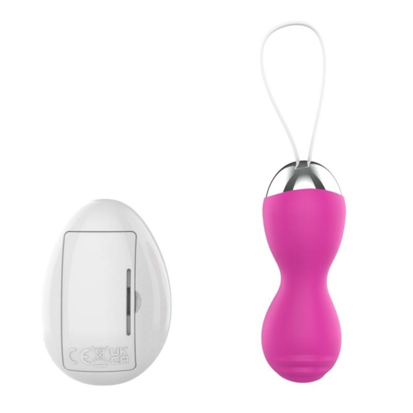 Vibrating Egg with Remote Control USB Pink - immagine 6