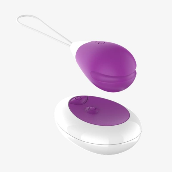 Vibrating Egg with Remote Control USB Purple - immagine 2
