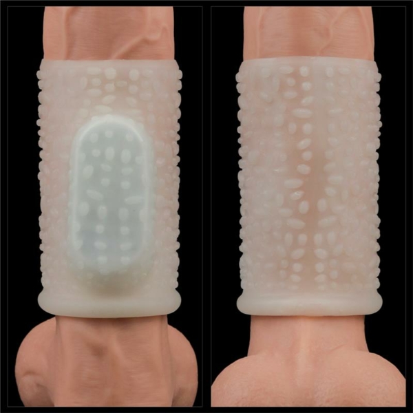 Vibrating Penis Sleeve Drip Knights - immagine 7