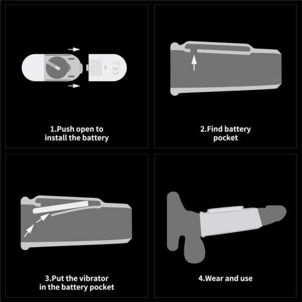 Vibrating Penis Sleeve Spiral Knights - immagine 6