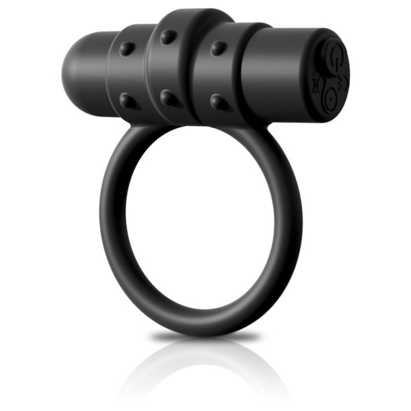 Vibrating Ring Silicone Rechargable Control Vibrating C-Ring - immagine 2