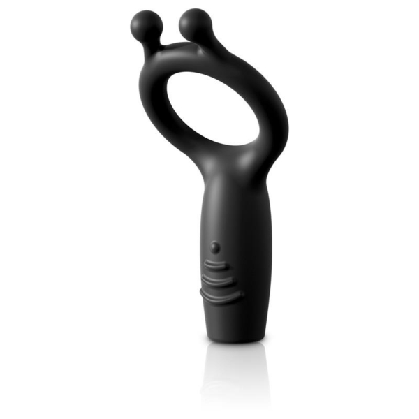 Vibrating Ring Silicone Rechargable Control Vibrating Super C-Ring - immagine 2