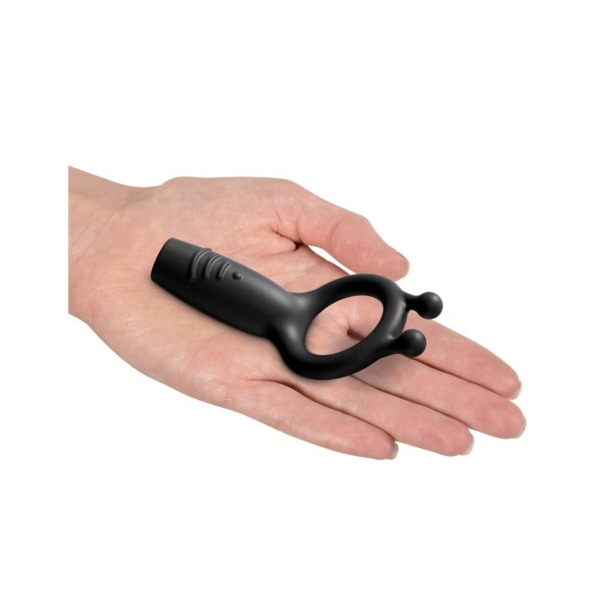 Vibrating Ring Silicone Rechargable Control Vibrating Super C-Ring - immagine 3