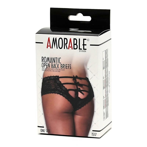 Wide Panties Corset Type Black One Size - immagine 3