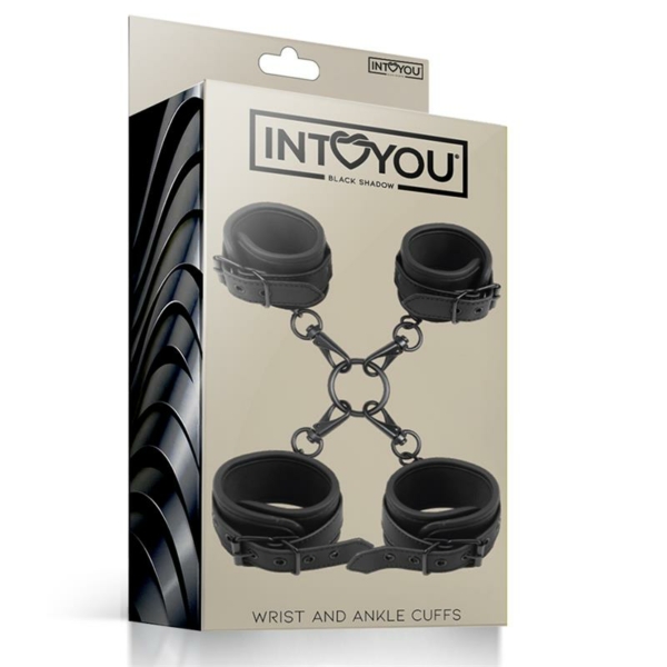 Wrist and Ankle Cuffs Set Vegan Leather - immagine 4
